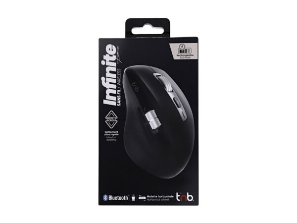 TNB INFINITEPRO – Rechargeable Wireless Mouse With Double Wheel