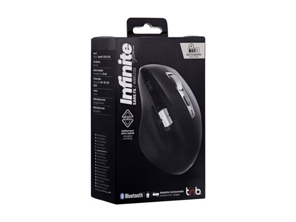TNB INFINITEPRO – Rechargeable Wireless Mouse With Double Wheel