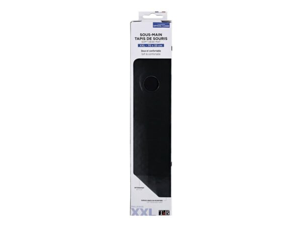 TNB Large soft fabric desk mat – Non-slip rubber surface