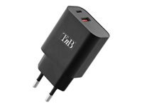 TNB Mains charger 1 USB-C Power Delivery + USB-A Quick Charge 30W
