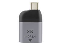 TNB Mini iClick Type C To Mini Displayport 8K Adapter For Resolutions Up To 8K/60Hz Compatible With Lower Resolutions