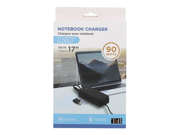 TNB Universal Power Supply For Notebooks Up To 17p Compatible With Most 19V Powered Notebooks 90W Max 9 Adapters