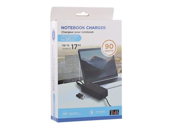 TNB Universal Power Supply For Notebooks Up To 17p Compatible With Most 19V Powered Notebooks 90W Max 9 Adapters