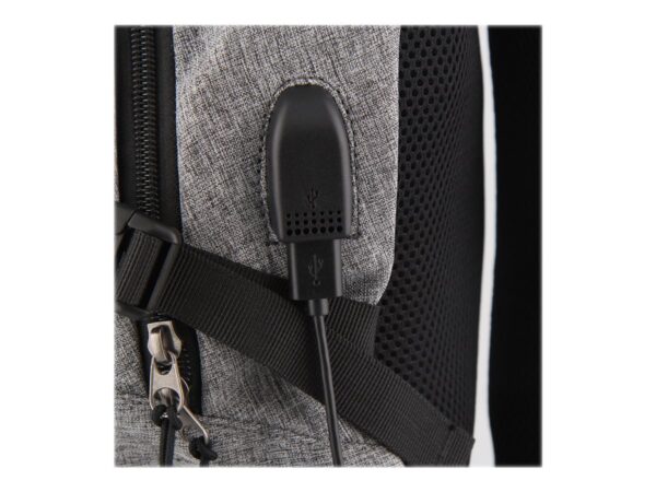 TNB WILD – Backpack with multiple pockets – mottled grey