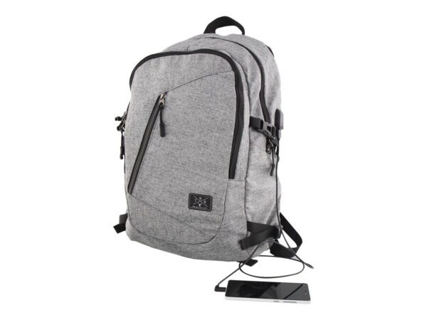 TNB WILD – Backpack with multiple pockets – mottled grey