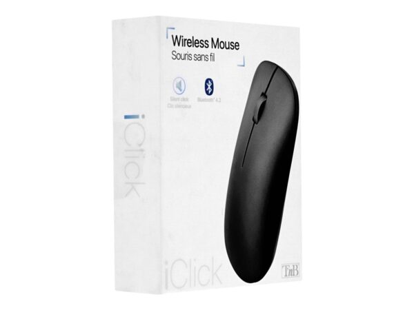 TNB Wireless Mac Mouse Dual Receiver Combine Elegance And Performance Smooth Sculpted And Metal Wheel Design