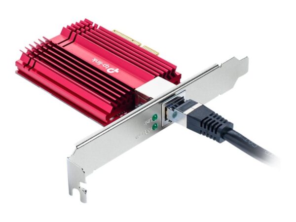 TP-LINK 10 Gigabit PCI Express Network Adapter PCIe 3.0×4 Include CAT6A Ethernet Cable
