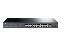 TP-LINK 28-Port Gigabit Easy Smart Switch with 24-Port PoE+