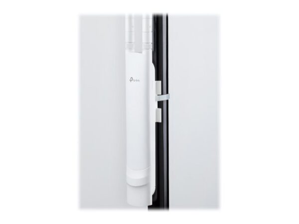 TP-LINK 300Mbps Wireless N Outdoor Access Point, Qualcomm, 300Mbps at 2.4GHz, 802.11b/g/n, 1 10/100Mbps LAN, Passive PoE Supported,