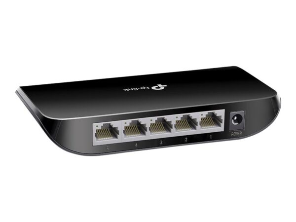 TP-LINK 5-Port-Gigabit-Desktop-Switch – 5x 10/100/1000MBit/s-RJ45-Ports – plastic case (new Design) – V6.0