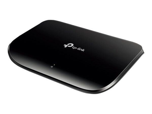 TP-LINK 5-Port-Gigabit-Desktop-Switch – 5x 10/100/1000MBit/s-RJ45-Ports – plastic case (new Design) – V6.0