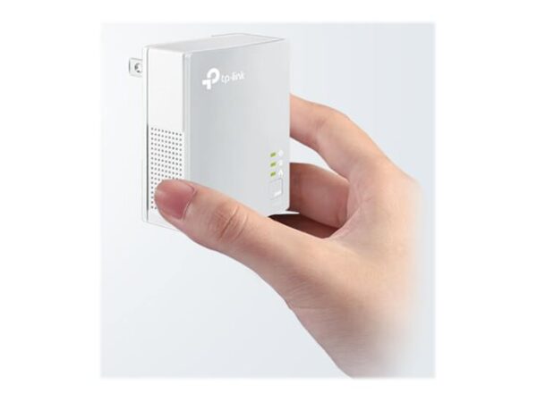 TP-LINK 500Mbps Nano Powerline Adapter Starter Kit Homeplug AV Multistreaming Plug and play 500Mbps powerline data rate Twin Pack