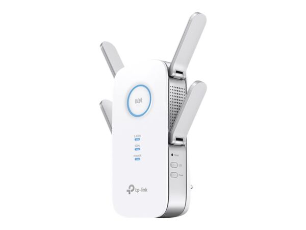 TP-LINK AC2600 Dual Band WLAN Repeater für Wandmontage MediaTek 1733Mbit/s mit 5GHz + 800Mbit/s mit 2.4GHz 802.11ac/a/b/g/n 1×10/100