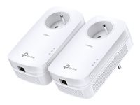TP-LINK AV1200 Gigabit Passthrough Powerline  Starter Kit 1200Mbps Powerline Datarate  Line-Neutral/Line-Ground 2X2 MIMO1 Gigabit