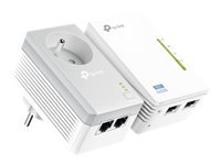 TP-LINK AV500 2-port Powerline WiFi Extender KIT including 1 TL-WPA4220  and 1 TL-PA4025P 500Mbps Powerline datarate 300Mbps
