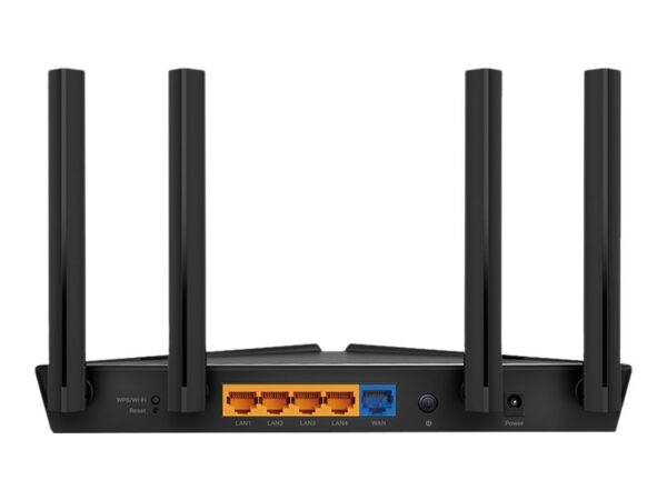 TP-LINK AX1500 Wi-Fi 6 Router Broadcom 1.5GHz Tri-Core CPU 1201Mops at 5GHz+300Mops at 2.4GHz 5 Gigabit Ports 4 Antennas