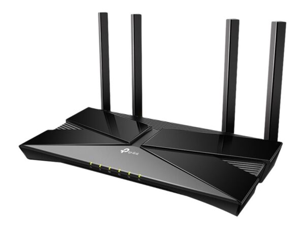 TP-LINK AX1500 Wi-Fi 6 Router Broadcom 1.5GHz Tri-Core CPU 1201Mops at 5GHz+300Mops at 2.4GHz 5 Gigabit Ports 4 Antennas