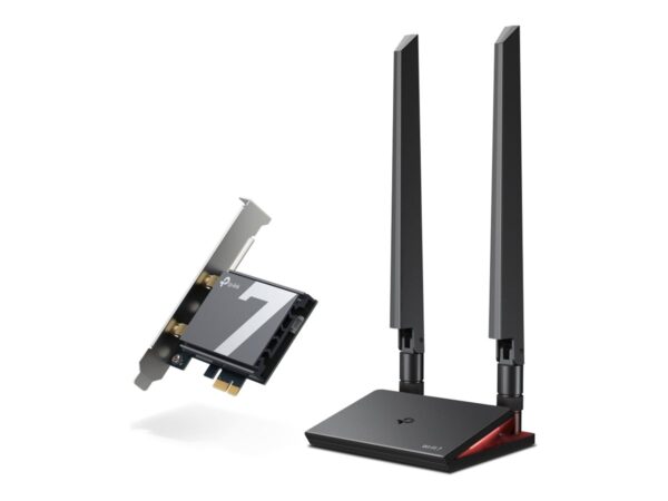 TP-LINK BE9300 Tri-Band Wi-Fi 7 Bluetooth PCI Express Adapter