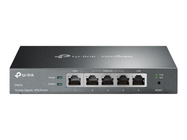 TP-LINK ER605 GLAN Multi WAN VPN router GE WAN Port + 3xGE WAN/LAN Ports + GE LAN Port Omada SDN