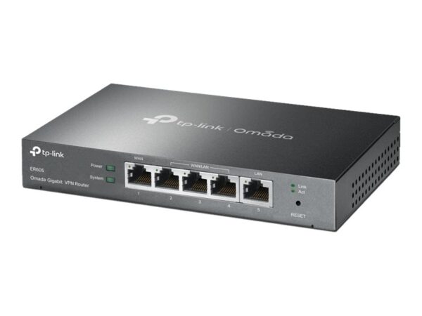 TP-LINK ER605 GLAN Multi WAN VPN router GE WAN Port + 3xGE WAN/LAN Ports + GE LAN Port Omada SDN