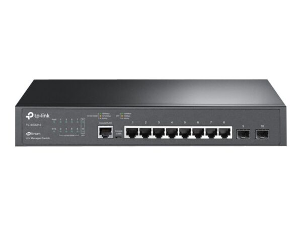 TP-LINK JetStream 8-Port Gigabit L2+ Managed Switch With 2 SFP Slots