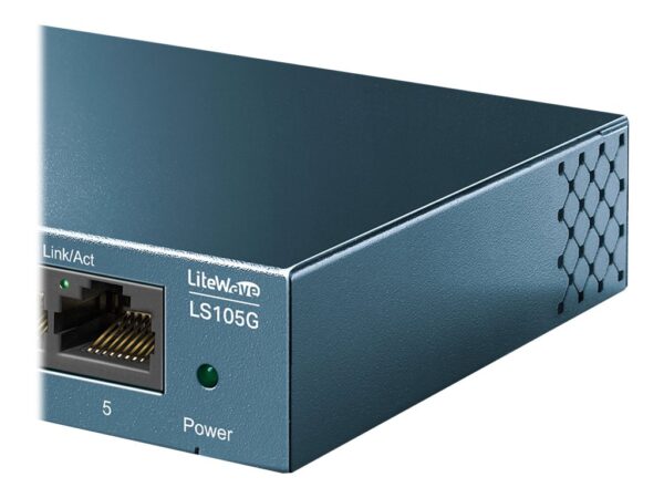 TP-LINK LiteWave 5-Port Gigabit Desktop Switch 5 Gigabit RJ45 Ports Desktop Steel Case
