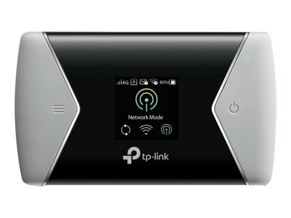 TP-LINK Mobile 4G LTE WLAN Router 300 MBs Dual Band Wi-Fi 4G Modem SIM card slot microSD slot 1.4 inch TFT display 3000mAH battery