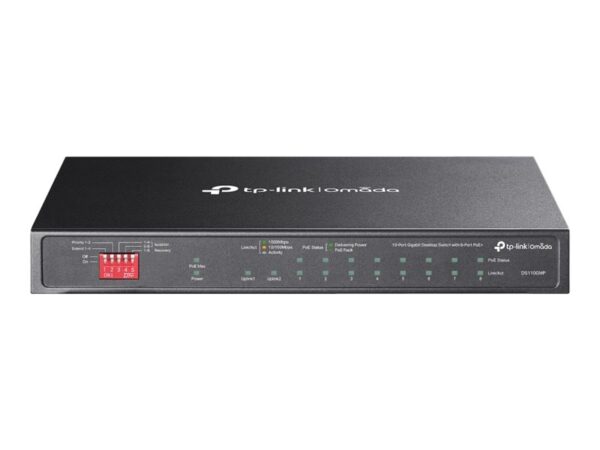 TP-LINK Omada 10-Port Gigabit Desktop Switch with 8-Port PoE+