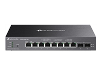TP-LINK Omada 8-Port 2.5GBASE-T and 2-Port 10GE SFP+ Smart Switch with 8-Port PoE+