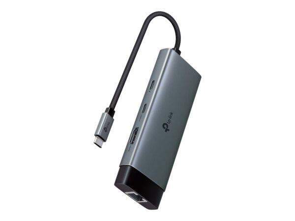 TP-LINK USB Type-C 6-Port Hub 1x USB-C Connector 1x HDMI 4K 60Hz Port 1x USB-C PD 100W Port 1x RJ45 1000Mbps Port