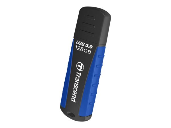 TRANSCEND 128Go Clé USB 3.1 Gen 1 – Antichoc Bleu marine