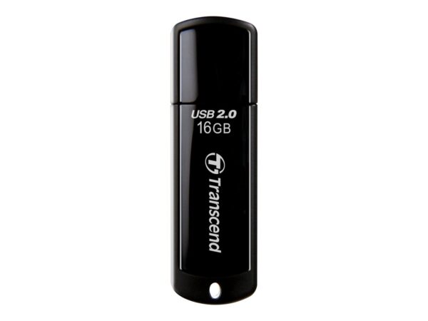 TRANSCEND 16Go Clé USB 2.0 – Noir