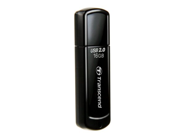 TRANSCEND 16Go Clé USB 2.0 – Noir