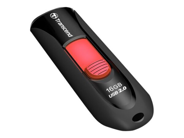 TRANSCEND 16Go Clé USB 2.0 – Noir