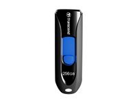 TRANSCEND 256Go Clé USB USB 3.1 Gen 1 Sans Capuchon – Noir