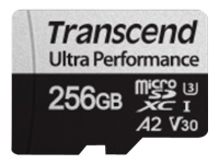 TRANSCEND 256Go microSD w/ adapter UHS-I U3 A2