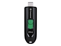 TRANSCEND 256Go USB 3.2 Pen Drive Type-C Capless Black