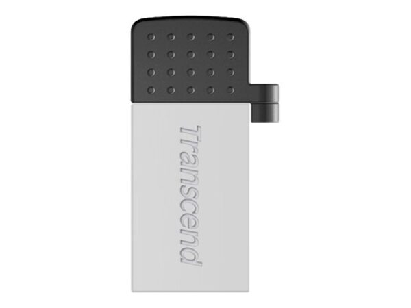 TRANSCEND 32Go Clé USB 2.0 OTG – Argentée