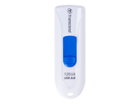 TRANSCEND 32Go Clé USB USB 3.1 Gen 1 Sans Capuchon – Blanc