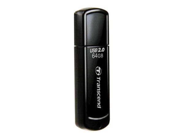 TRANSCEND 64Go Clé USB 2.0 – Noir