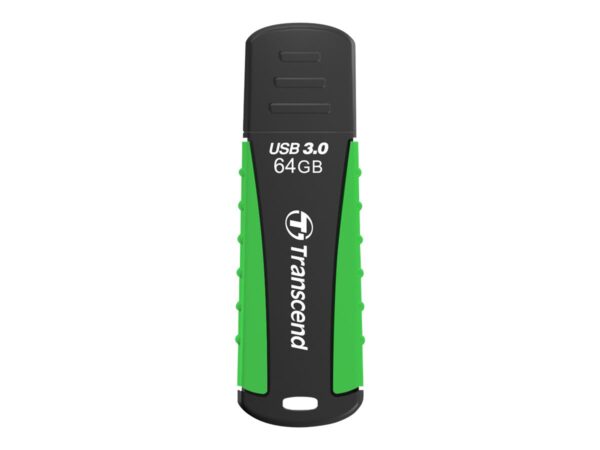 TRANSCEND 64Go Clé USB 3.1 Gen 1 – Antichoc Vert