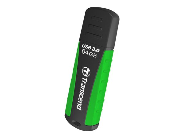 TRANSCEND 64Go Clé USB 3.1 Gen 1 – Antichoc Vert