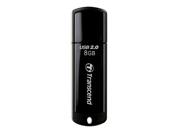 TRANSCEND 8Go Clé USB 2.0 – Noir