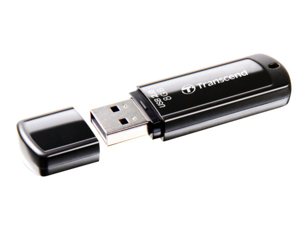 TRANSCEND 8Go Clé USB 2.0 – Noir