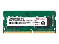 TRANSCEND 8Go JM DDR4 2666 SO-DIMM 1Rx8 1Gx8 CL19 1.2V