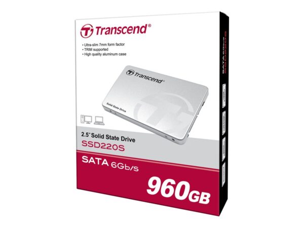 TRANSCEND 960Go SSD interne 2.5p – SATA III