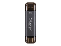 TRANSCEND ESD310C 256Go External SSD USB 10Gbps Type C/A