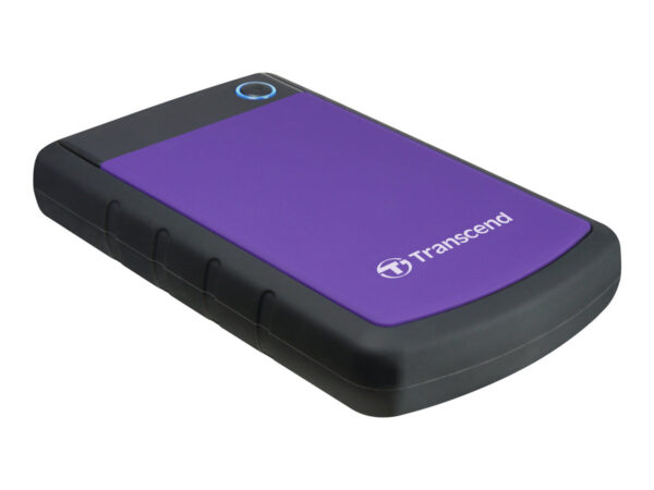 TRANSCEND StoreJet 25H3P – 2.5p Disque dur externe 1To Anti-choc Violet