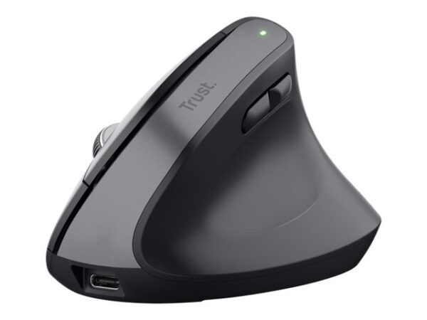 TRUST BAYO+ Ergonomic Wireless Mouse Black ECO