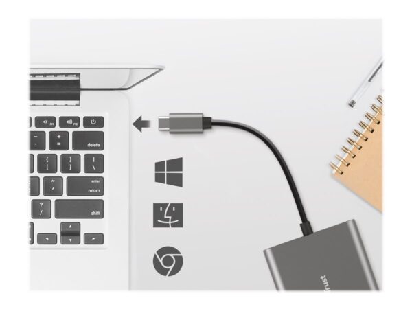 TRUST DALYX 3in1 USB-C Adapter